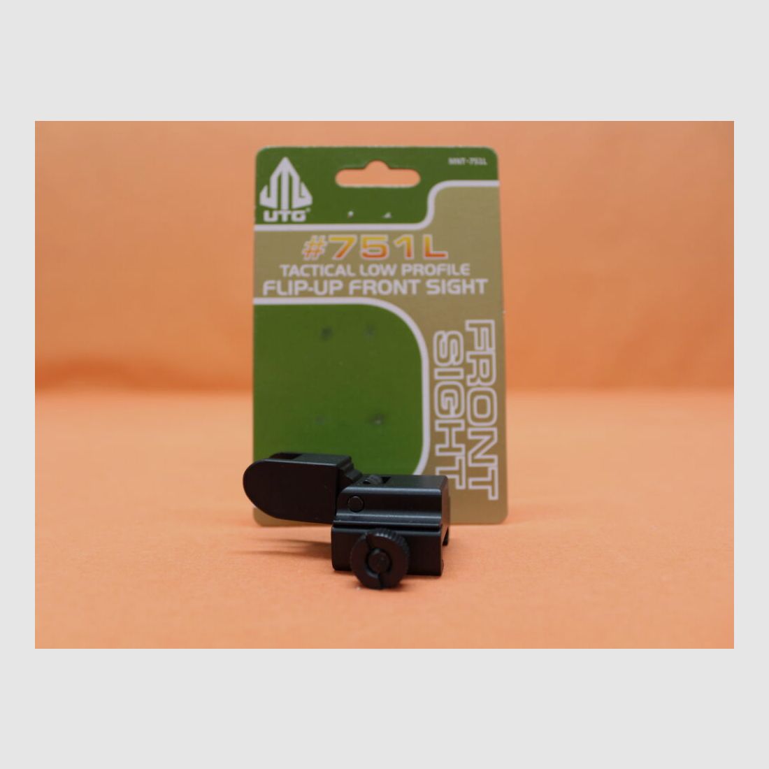 UTG - Leapers UTG Flip-Up Front Sight Low Profile (MNT-751L) Montaggio per Handguard / Mirino pieghevole per profilo Picatinny