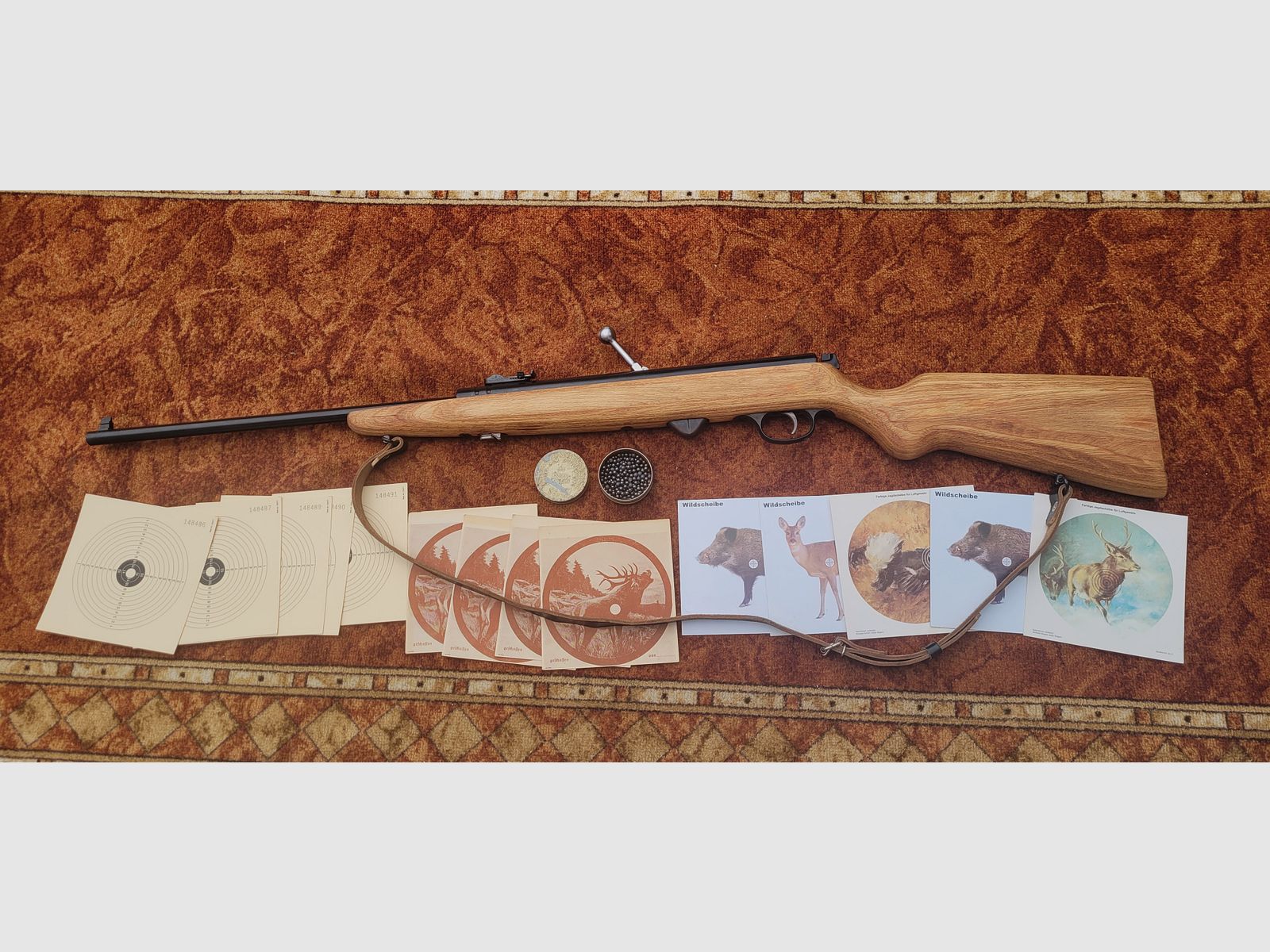 Luftgewehr mit Magazin, Modell Haenel 3.102