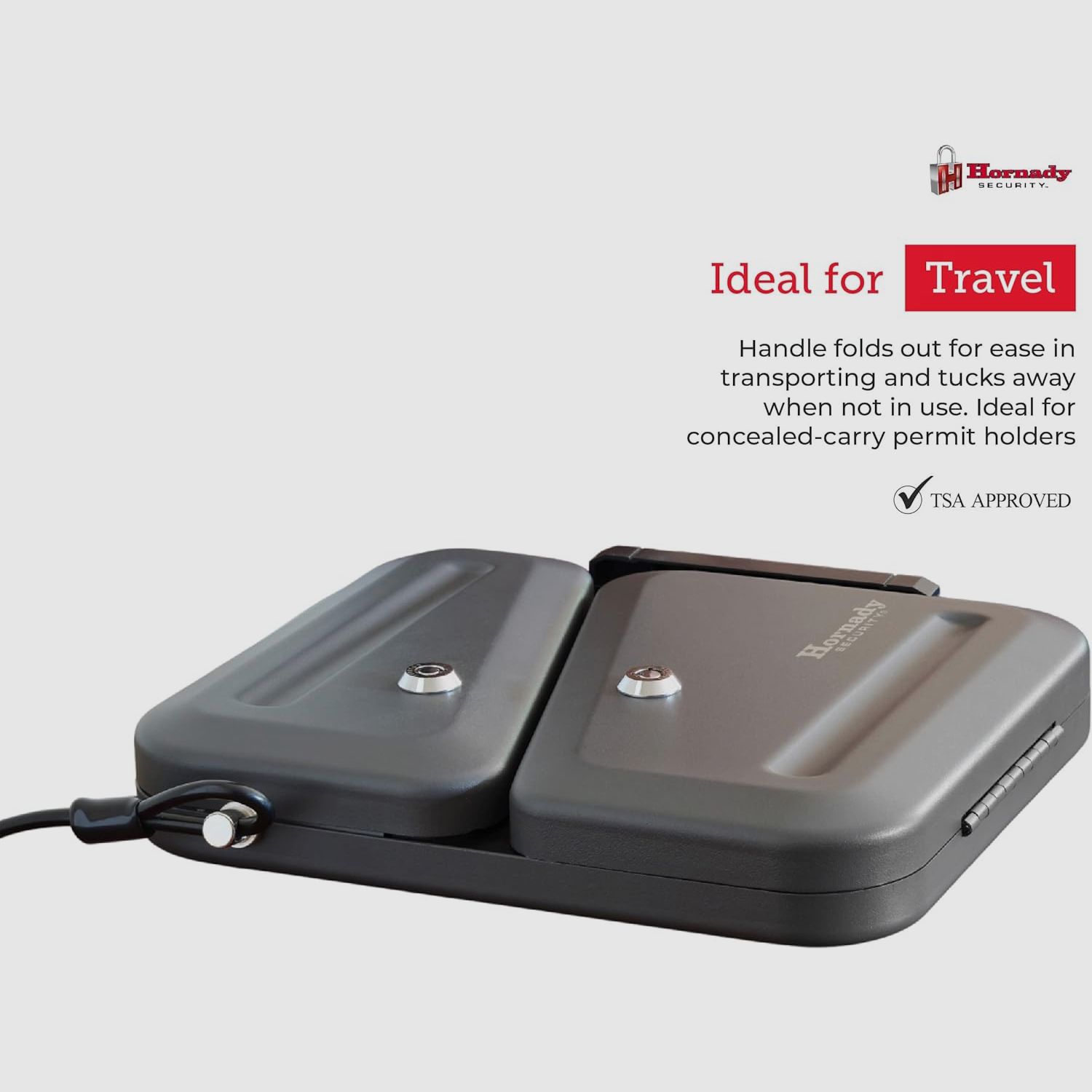 Caja de seguridad Hornady DUAL-LID con cerradura