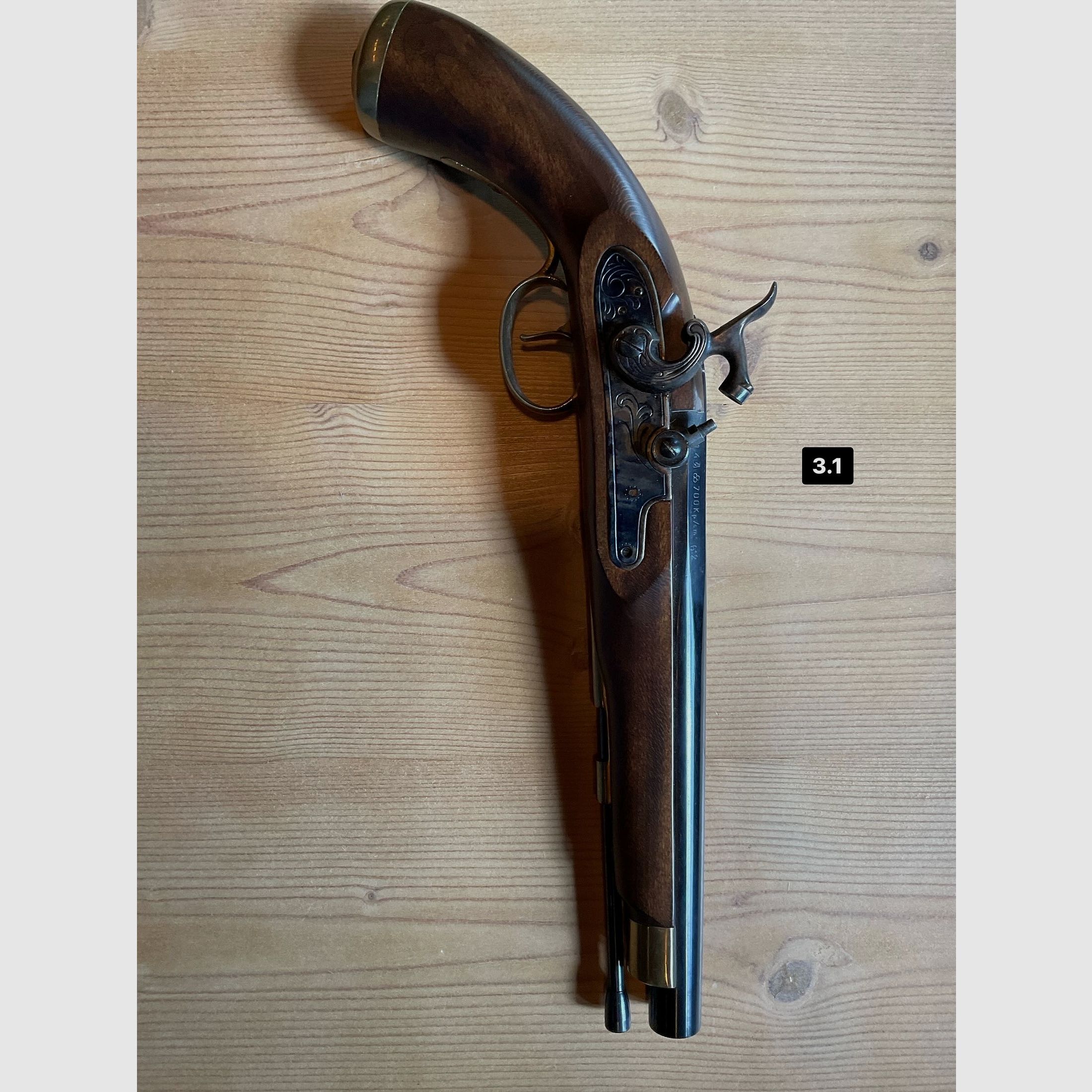 Schwarzpulver Vorderladerpistole