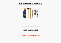 Beretta – Kit de limpieza para pistola cal. 9mm CK481