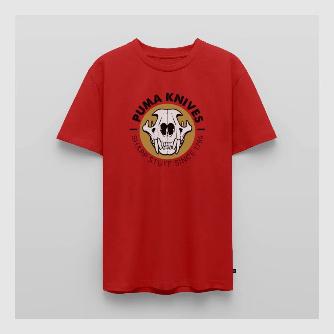 PUMA Men’s Premium T-Shirt "Skull Frontal Sharp Stuff"