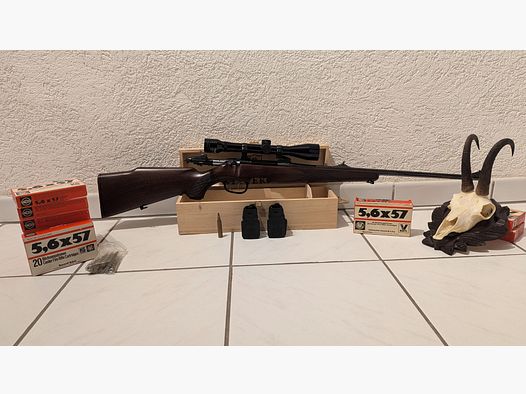 Steyr Mannlicher Model L, Kaliber 5,6x57- Privatverkauf inkl. 200+ Schuss