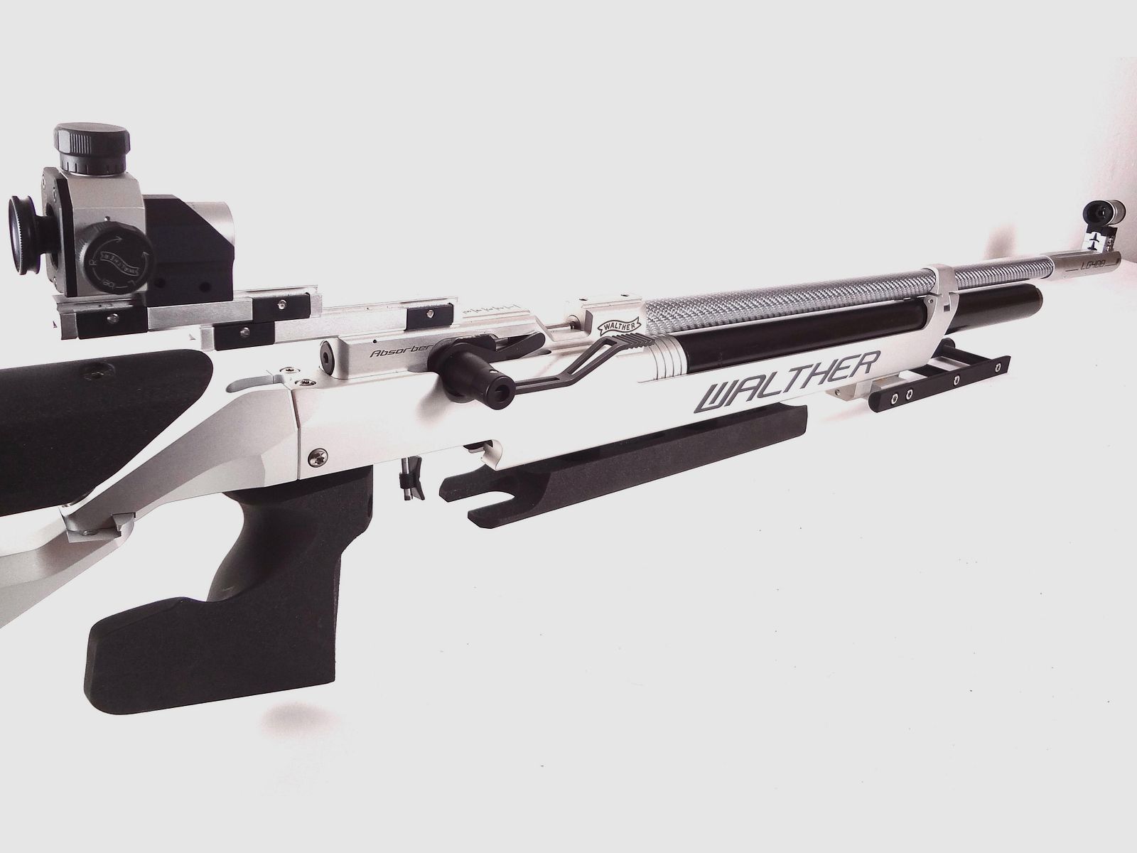 Walther LG 400 Alutec Competition Luftgewehr mit Linksgriff. 