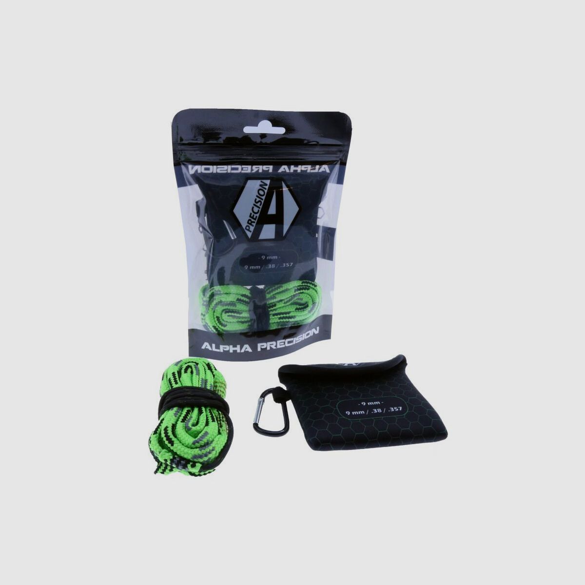 Corde de nettoyage Alpha Precision pour 9 mm - nettoyage du canon de pistolet