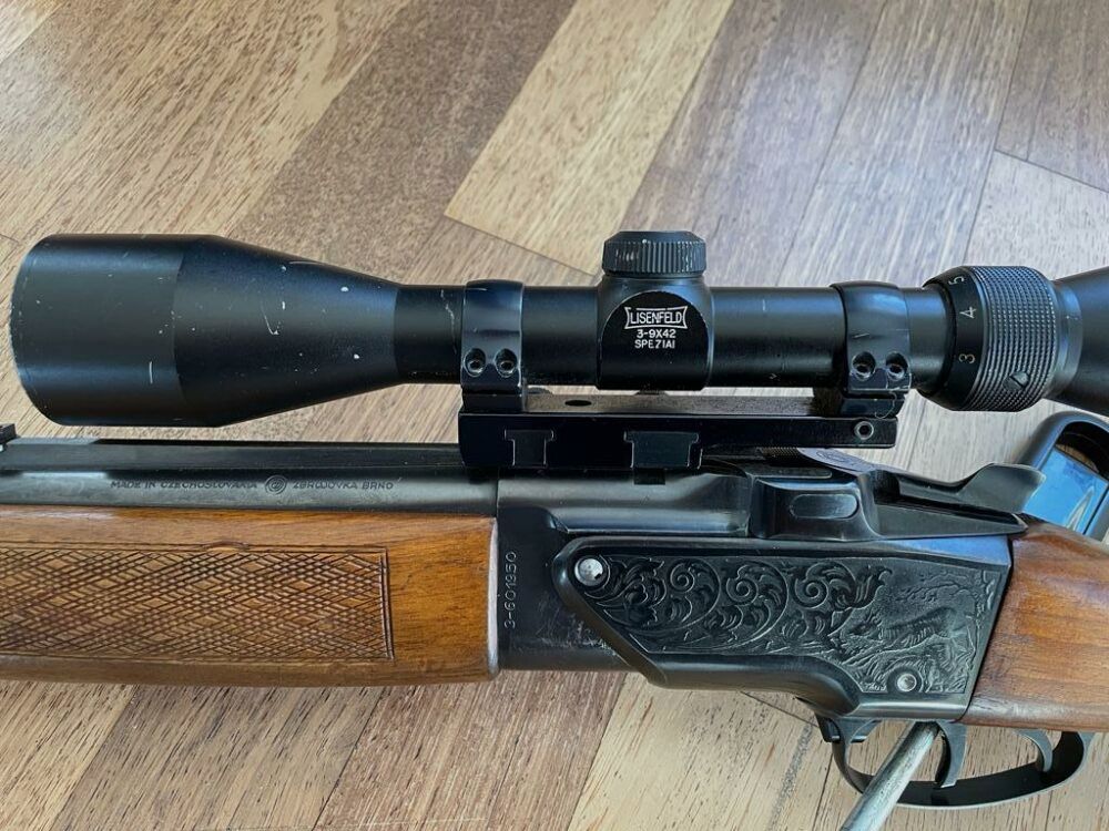Brünner ZH306 with Vario optics 3-9x42, cal. 12/70 & 5.5x50R0 & 5.5x50R