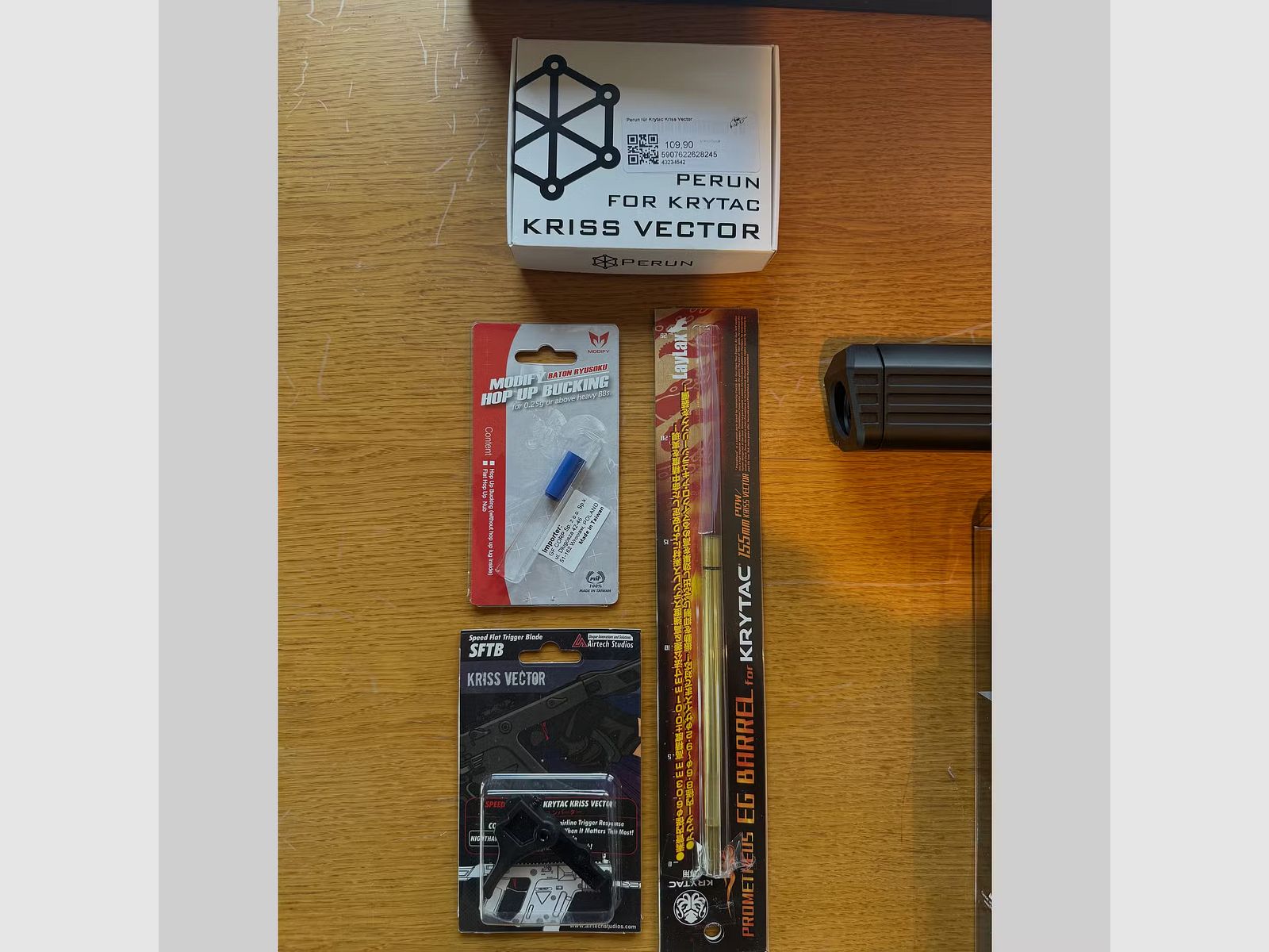 Krytac Kriss Vector Airsoft S-AEG (negro) + equipo