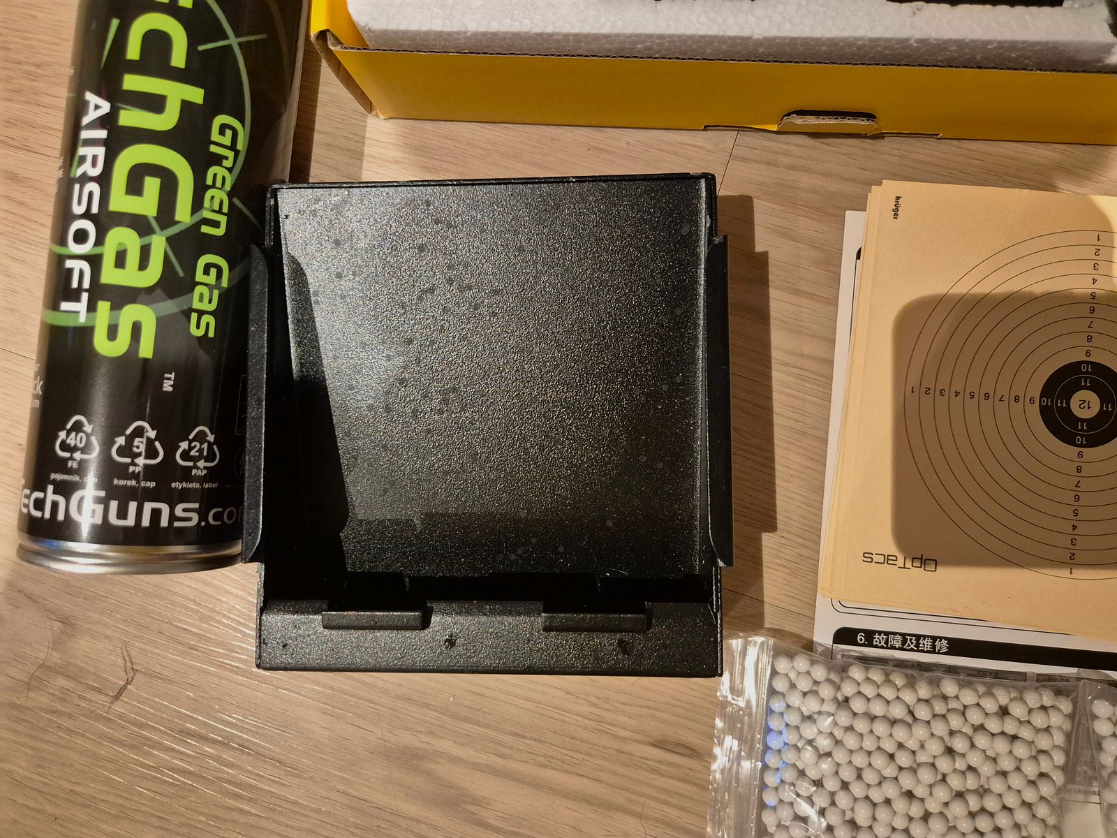 1911 Vollmetall Gas Blowback 1,2 Joule mit Zubehör