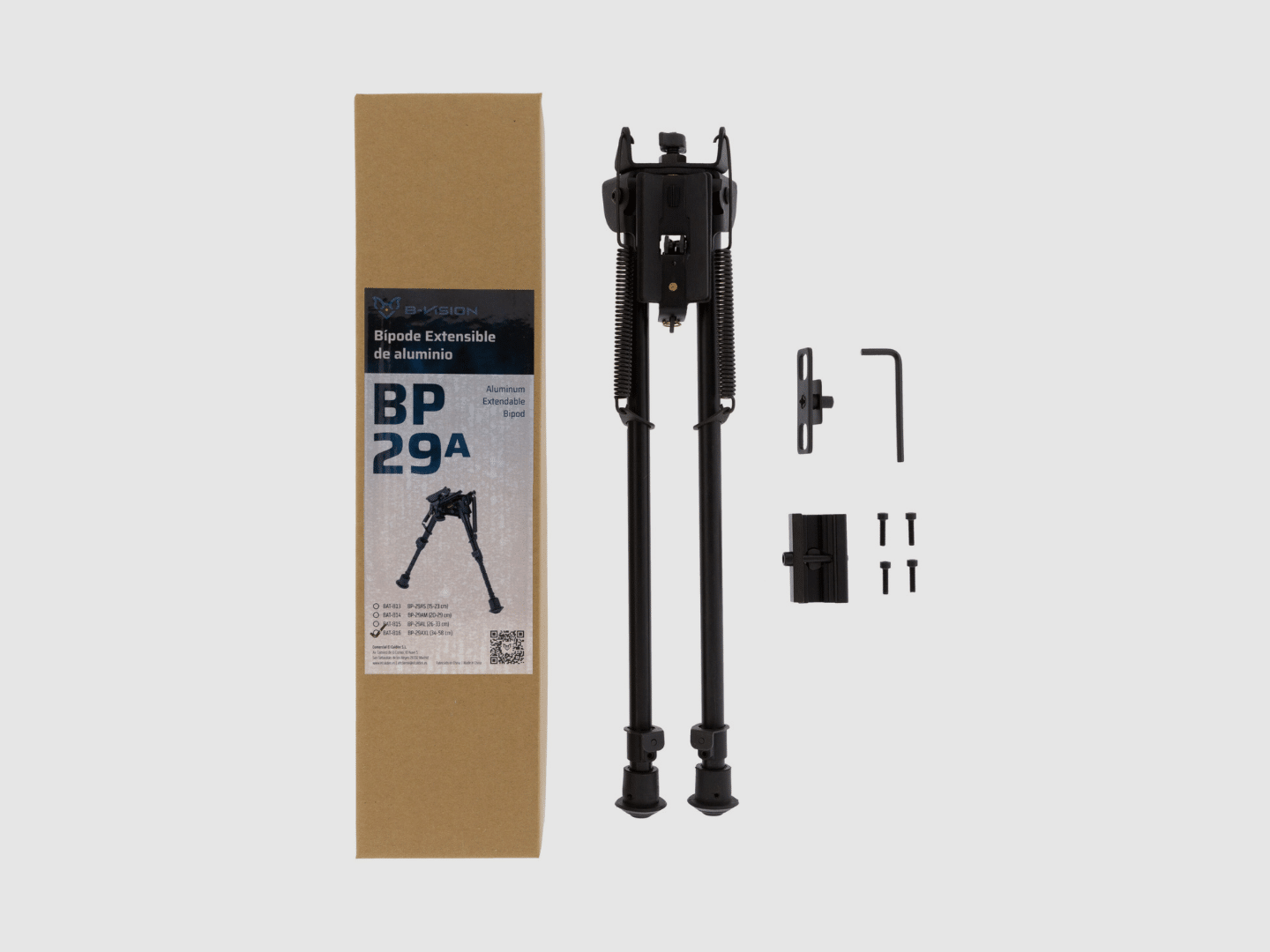 Verstellbares Zweibein BP-29AXL 34-58 cm B-Vision, Bild 4 von 4