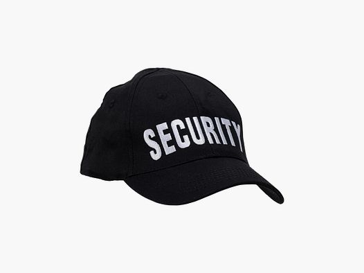 Mil-Tec Baseball Cap SECURITY schwarz
