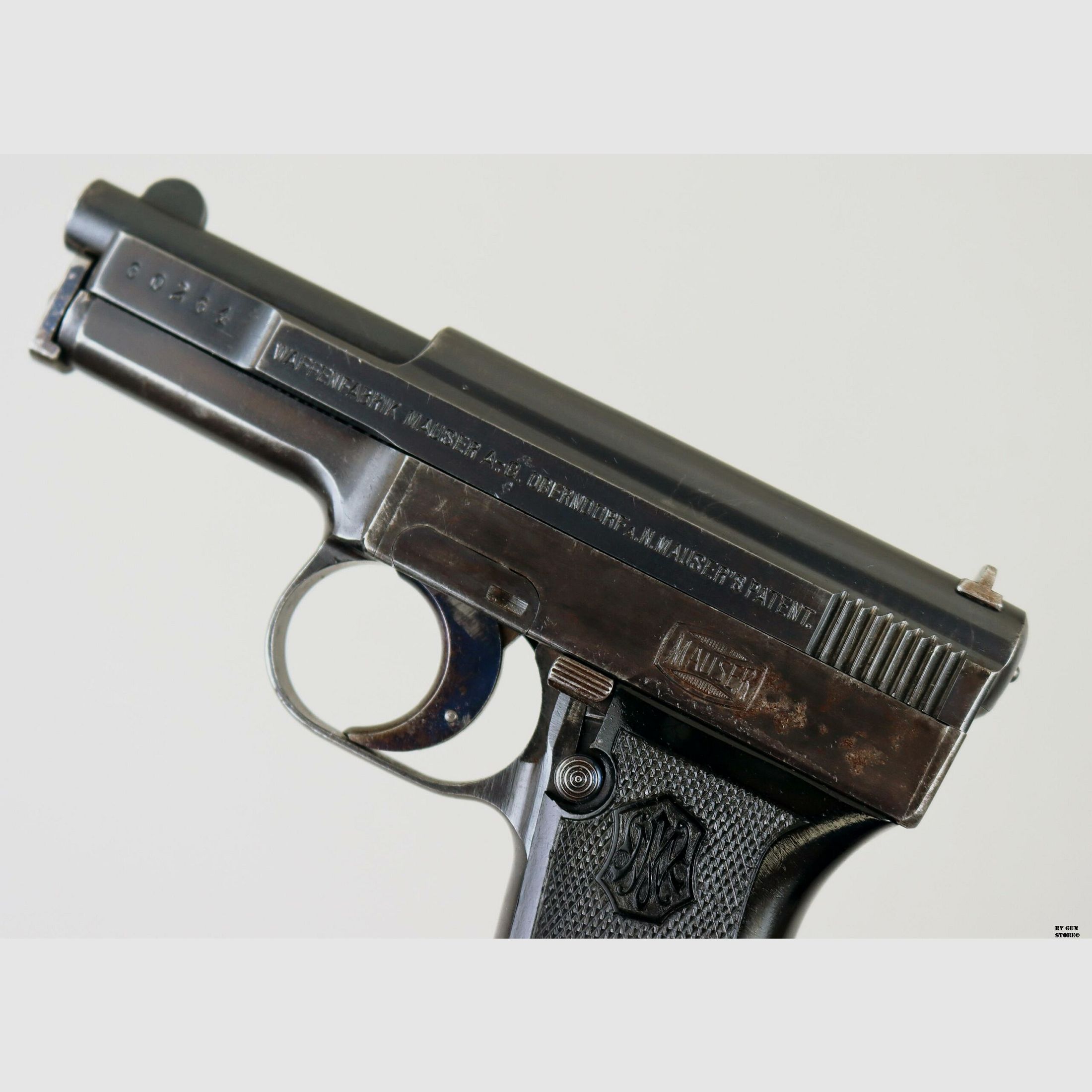 Pistola Mauser mod. 1910 cal. 6,35 mm matr. 60264, immagine 6 di 9