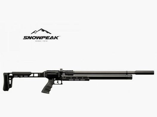 Carabine PCP Snowpeak AP1000 avec bouteille en aluminium et régulateur intégré, 6,35 mm