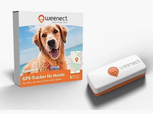 Weenect XS GPS Tracker Cane Bianco