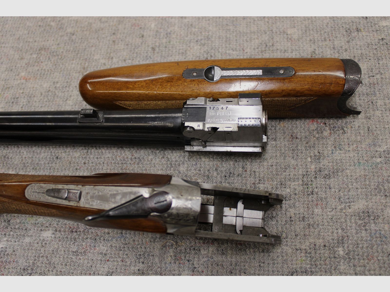 Bock double shotgun Rottweil 650 "Fasan" 12/70 BDF 70 cm single trigger