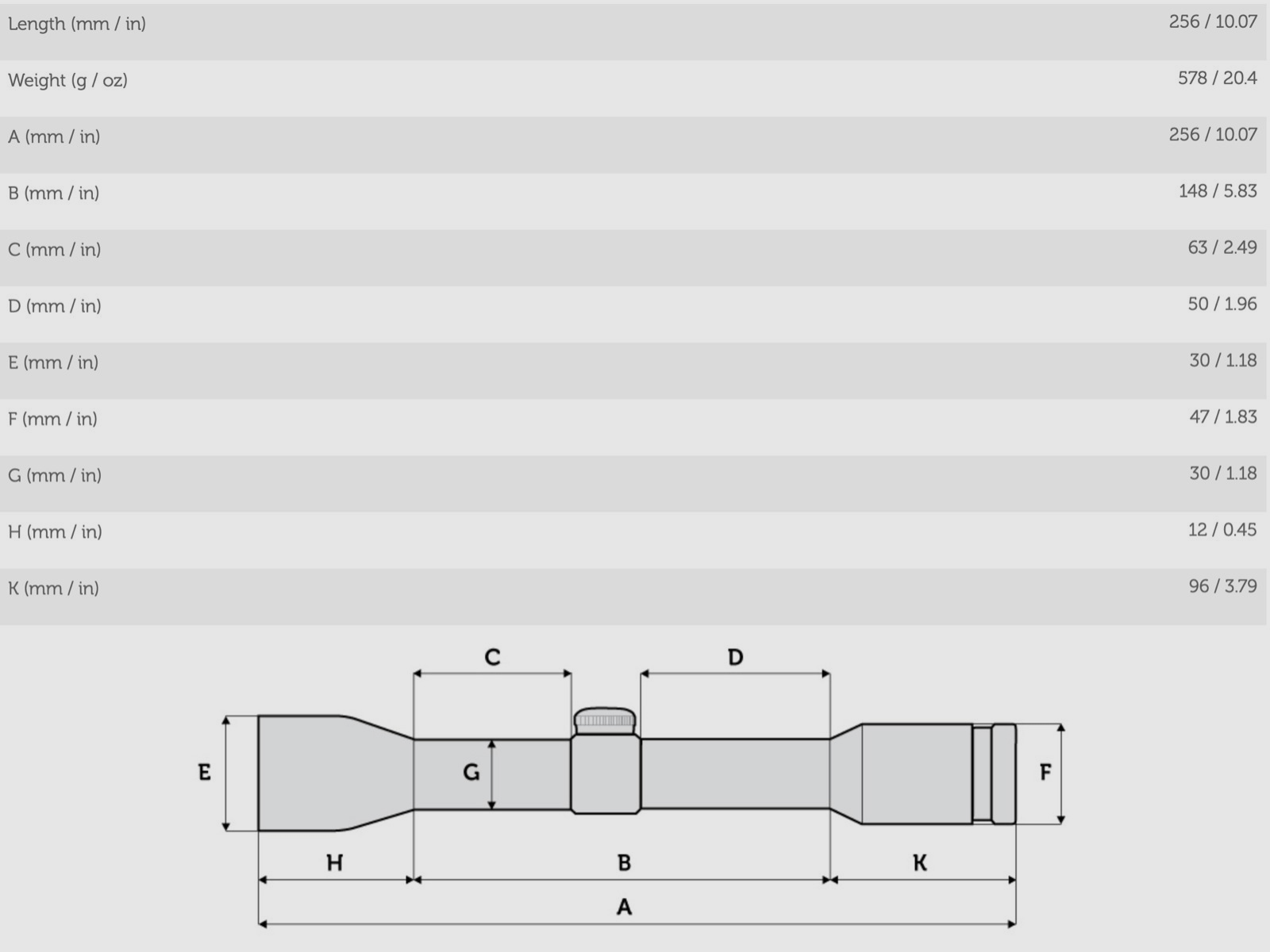 Meopta riflescope 2004222003 Optika6 1-6x24 RD SFP illuminated reticle K-Dot 2