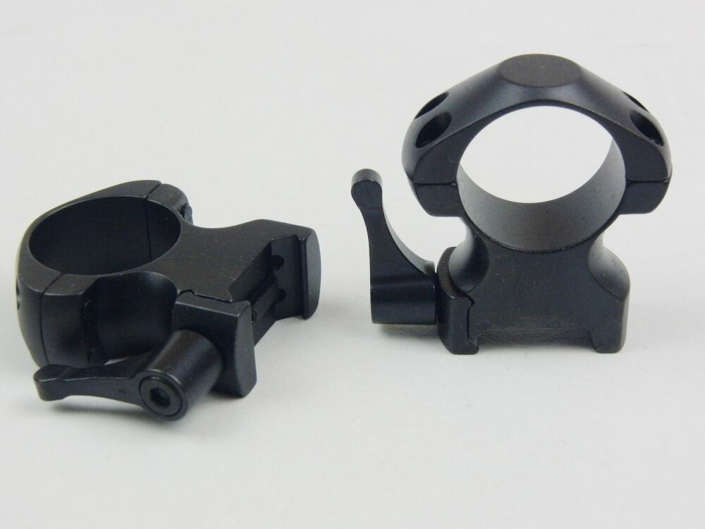 Bauer	 HJB Bauer - auf Weaver Schiene für 25,4mm (Zoll) Tubus, Stahlmontage mit Hebel BH14,5