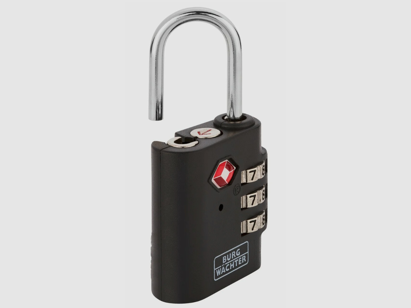 Lucchetto a combinazione di sicurezza Burg Wächter TSA 77 30 nero