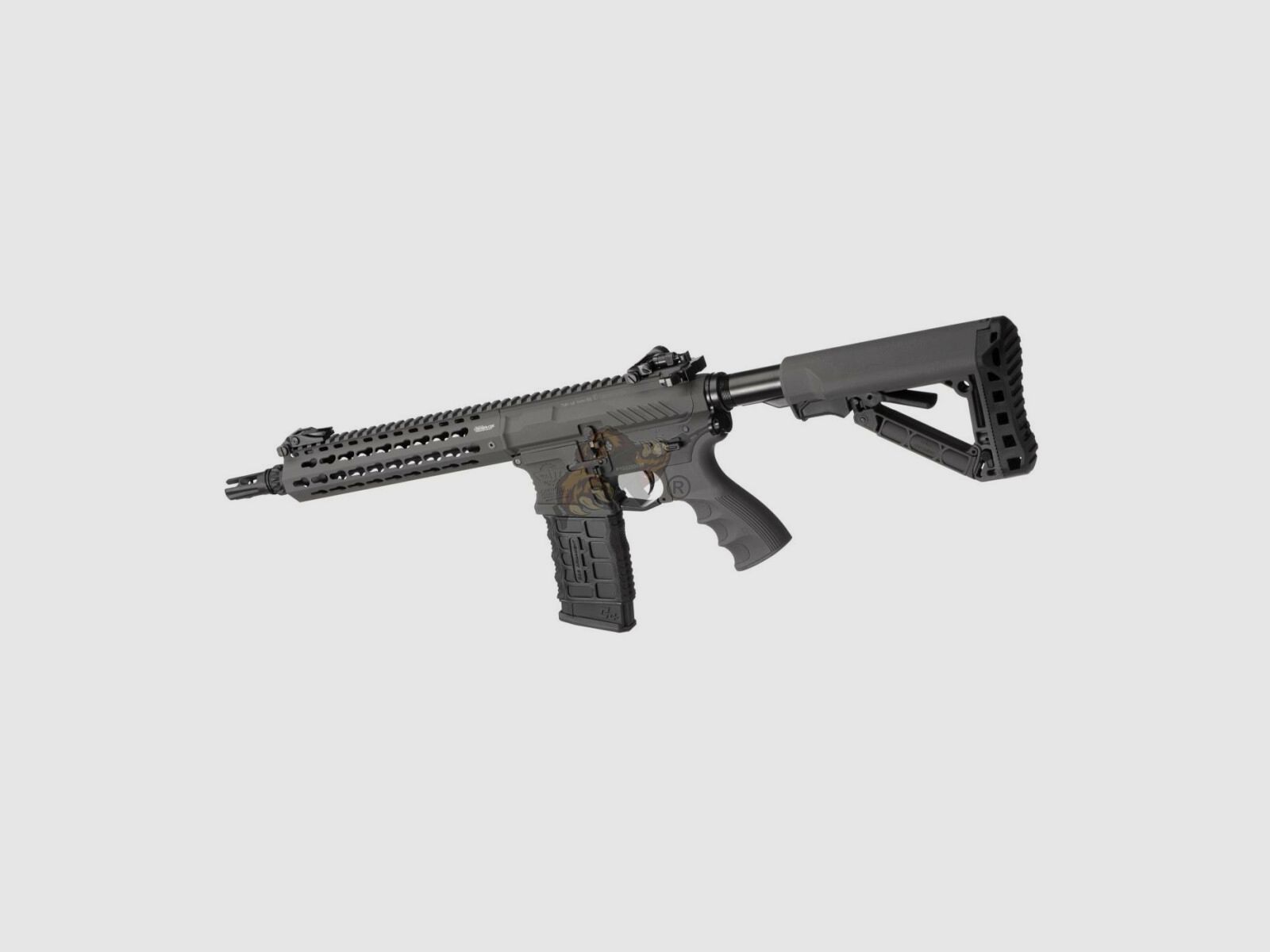 G&G CM16 SRL with ETU in Battleship Grey Airsoft S-AEG free from 18