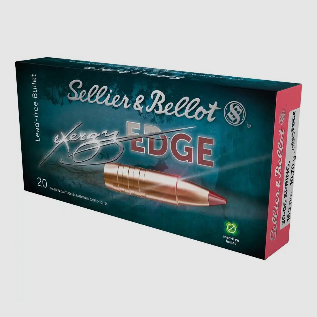 Sellier & Bellot S&B eXergy EDGE 165grs - 20pcs