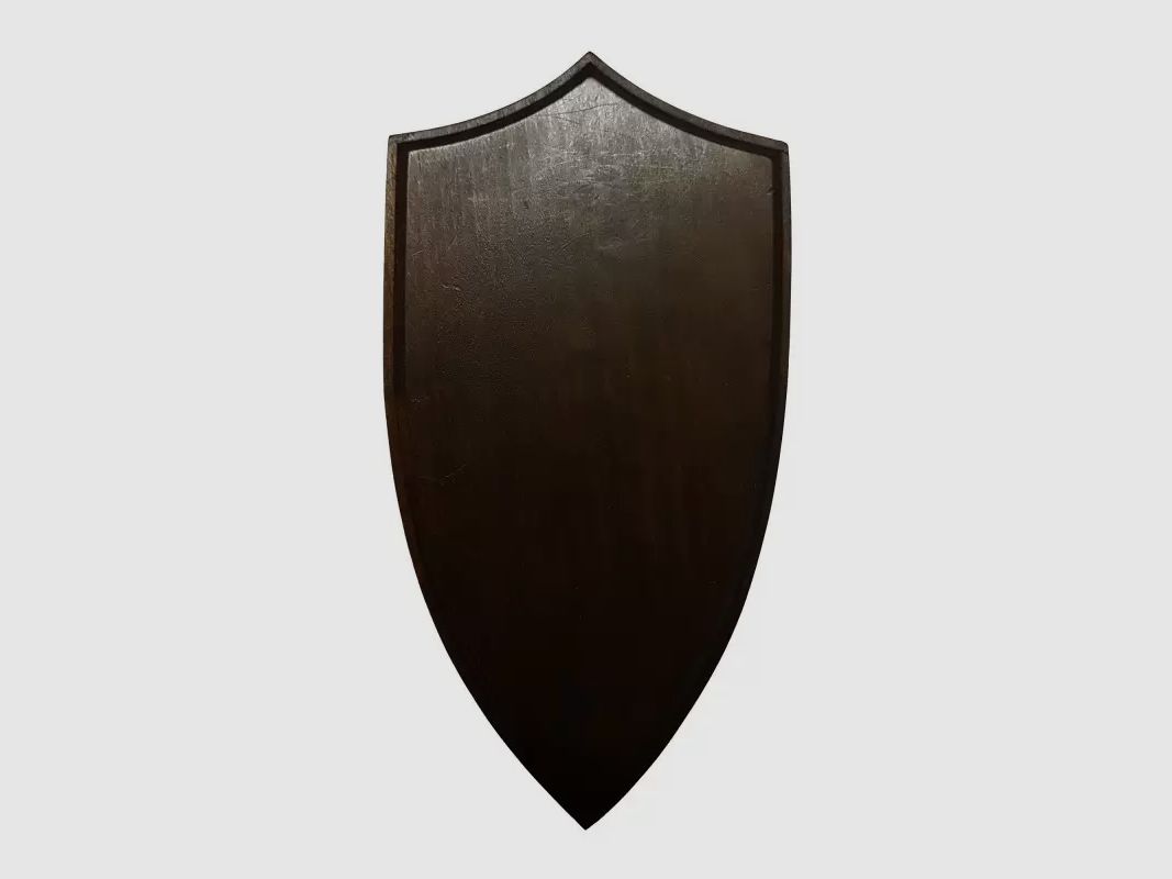 Placca trofeo opaca per capriolo maschio 9,5 × 19 cm