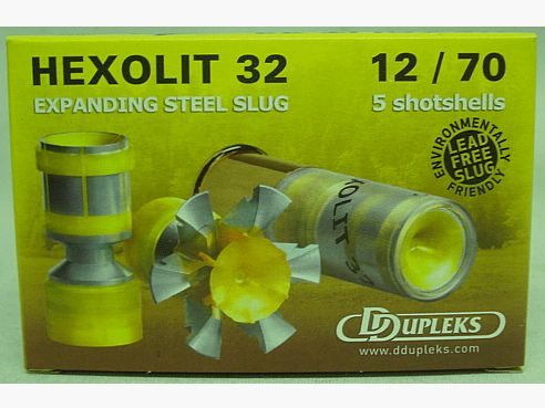Hexolit 32 12/70 Expans. Slug - sans plomb, 32g/495gr (a5)