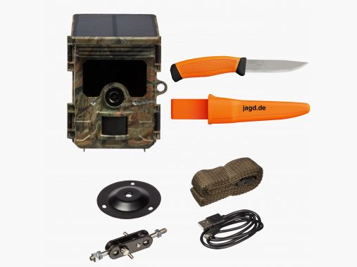 Bearstep Als Set  2x Wildkamera Solar HD46 WIFI + 1x Messer Morakniv |