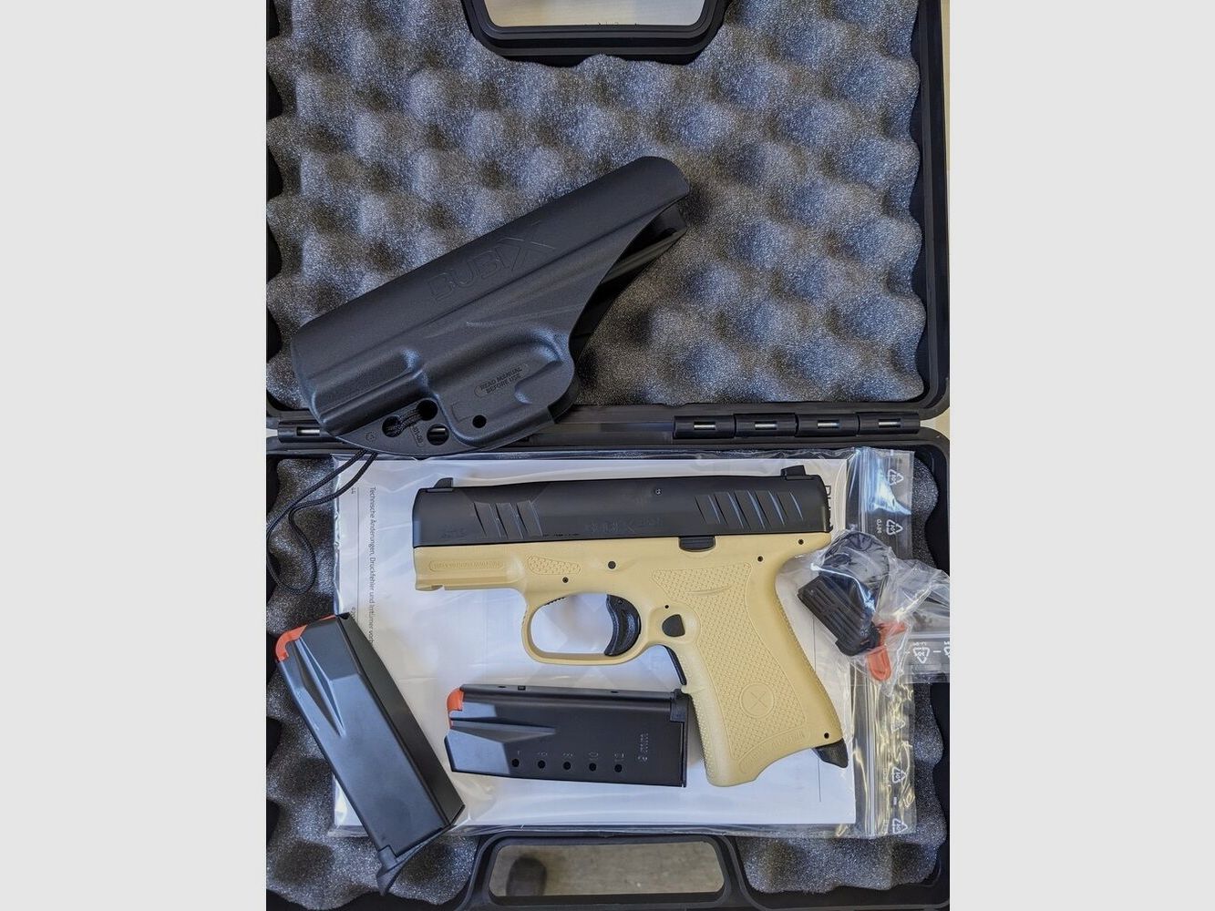 BubiX BRO 9mm Luger 9 mm Pistola Subcompacta