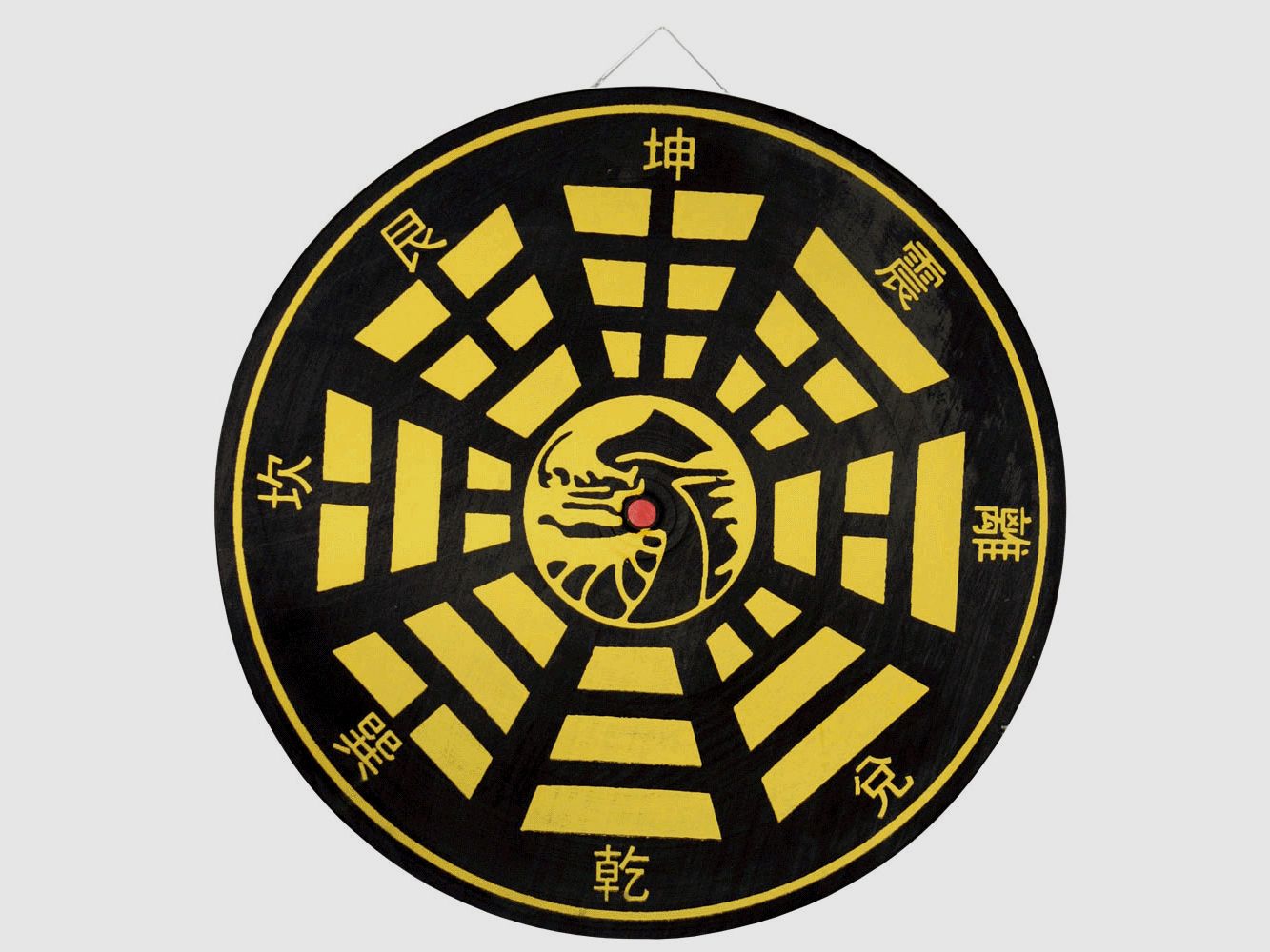 Zielscheibe für Wurfmesser aus gepresstem Papier