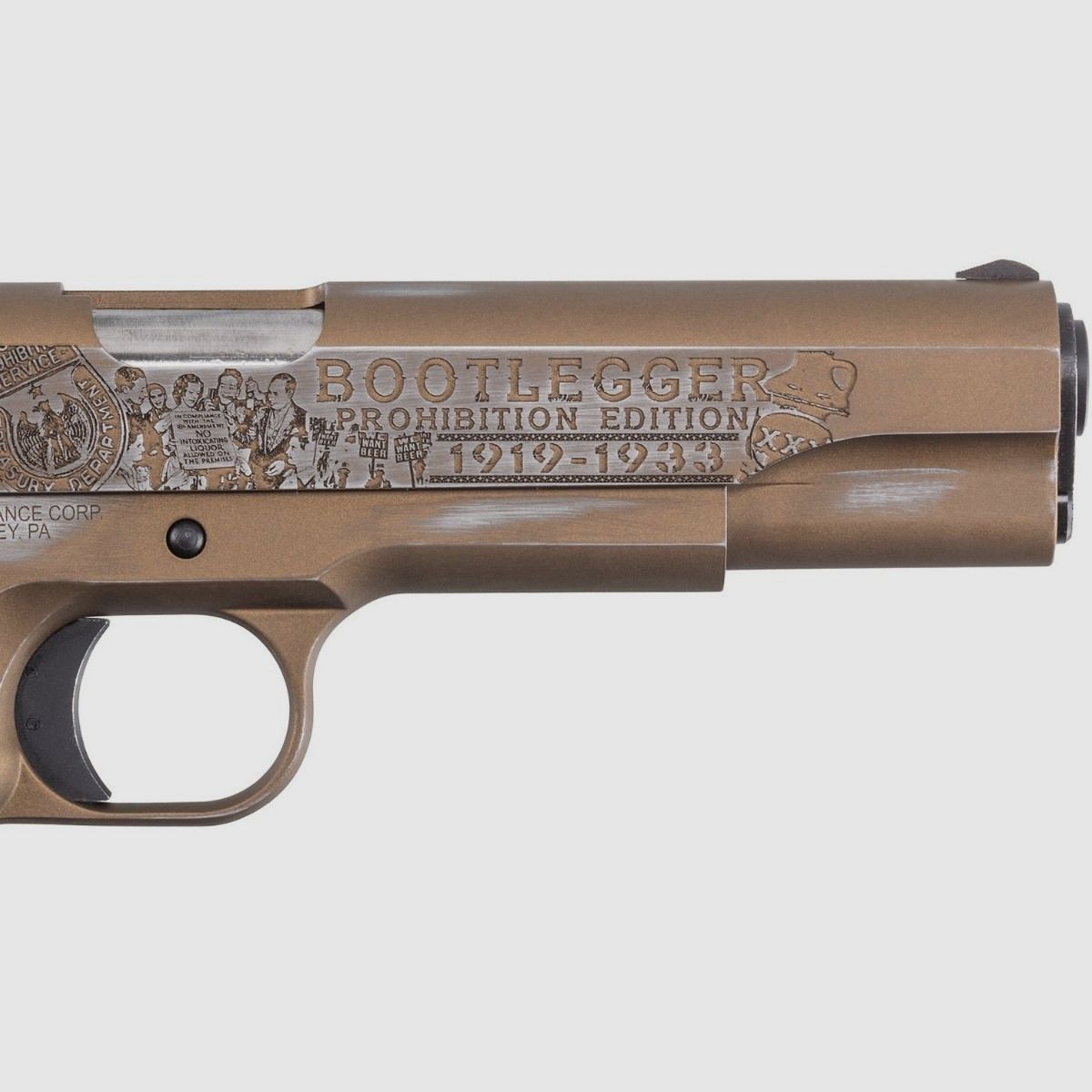 Auto-Ordnance 1911 A1 GI «Bootlegger Bronze» 5″, imagen 9 de 9