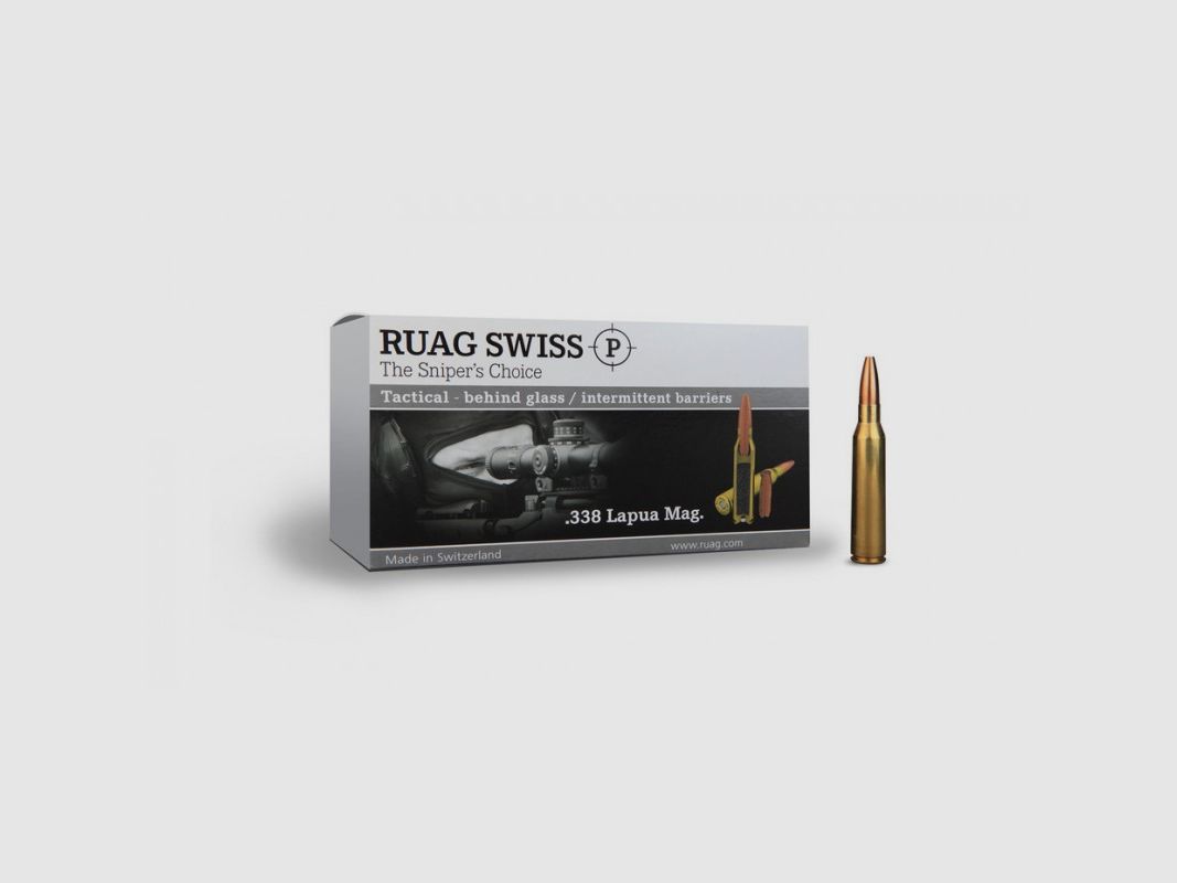 RUAG SWISS P 338 LAP MAG 250 GRS TACTICAL SFNBT 20 PCS