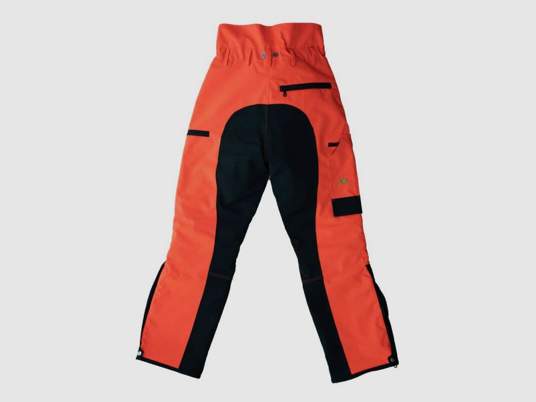 Kruedener Damen Keilerschutzhose Warnrot