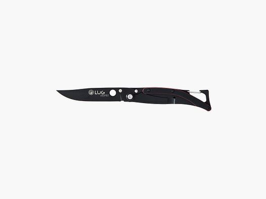 Couteau Lug SP1T Noir/Rouge 8 cm