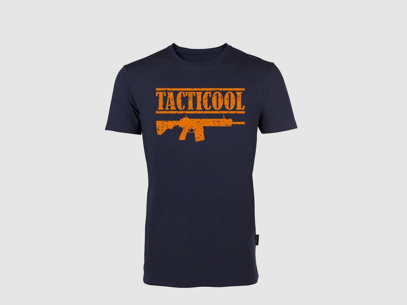 OBRAMO Tacticool T-Shirt Slim Navy Blau M