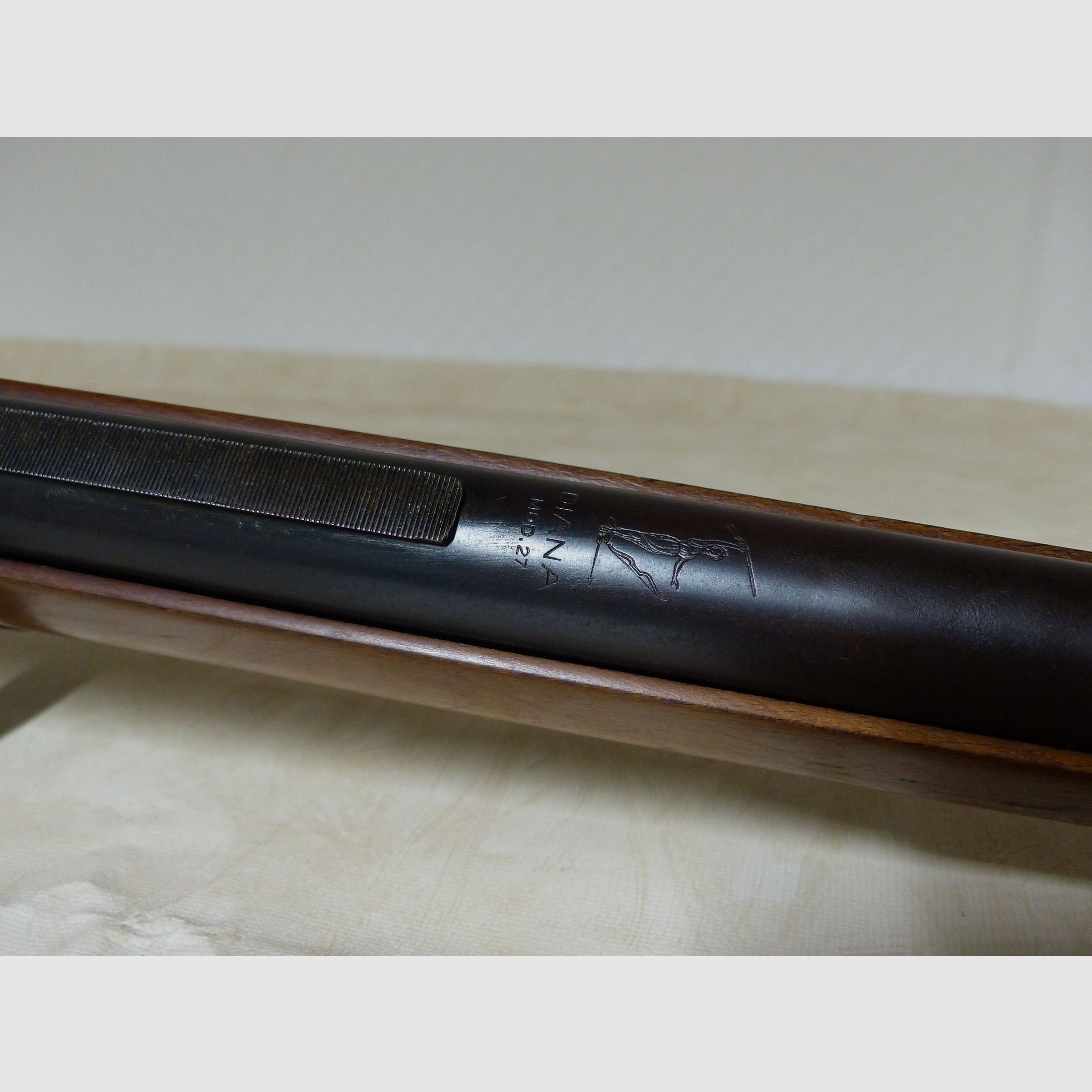 Druckluftgewehr Luftgewehr Diana Mod. 27 oh. F, mit Zielfernrohr Stable 2,2-fach Fadenkreuz 1970 vintage