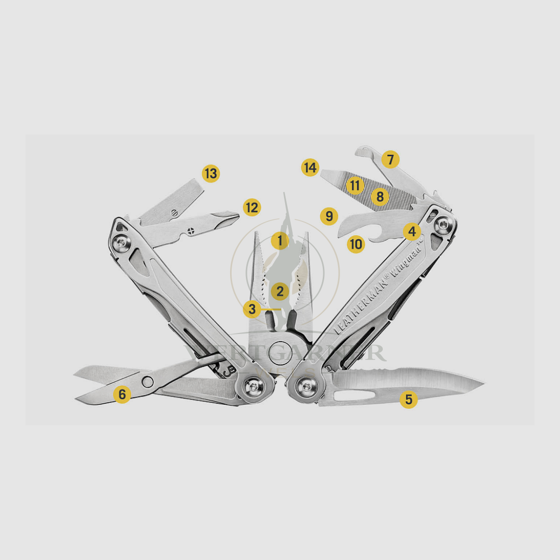 Leatherman Wingman RVS Multitool, afbeelding 3 van 8