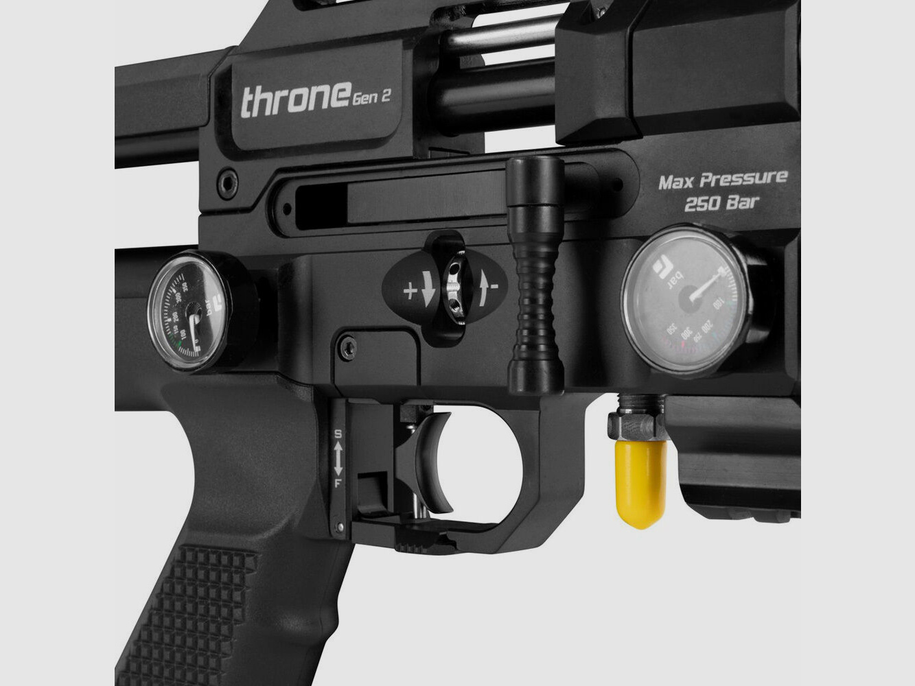 reximex Throne Gen2 COMPACT PCP rifle 4.5 mm Diabolo black