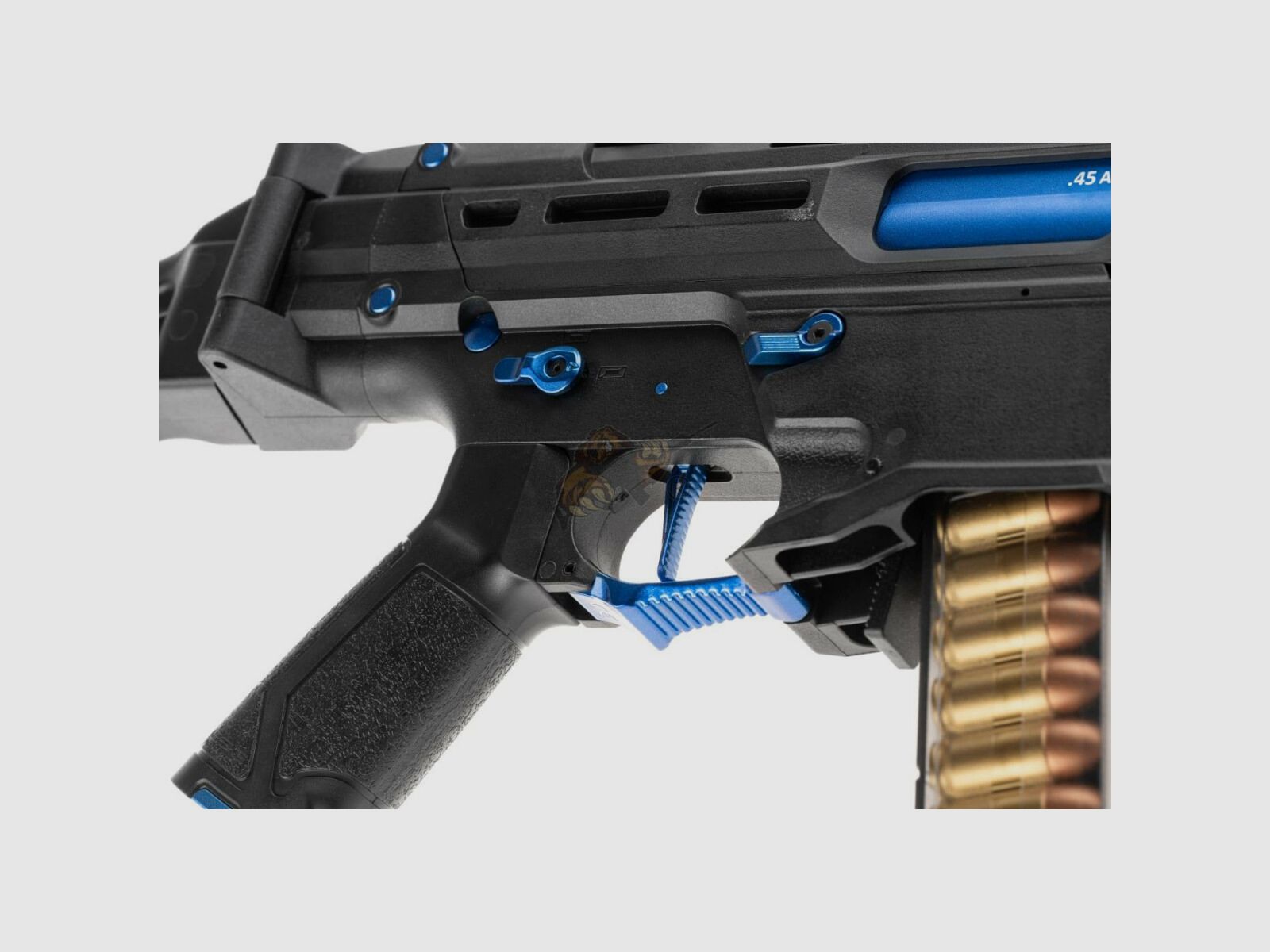 G&G PCC45 G2 mit ETU in Schwarz/Blau Airsoft Frei ab 18 - S-AEG -F-