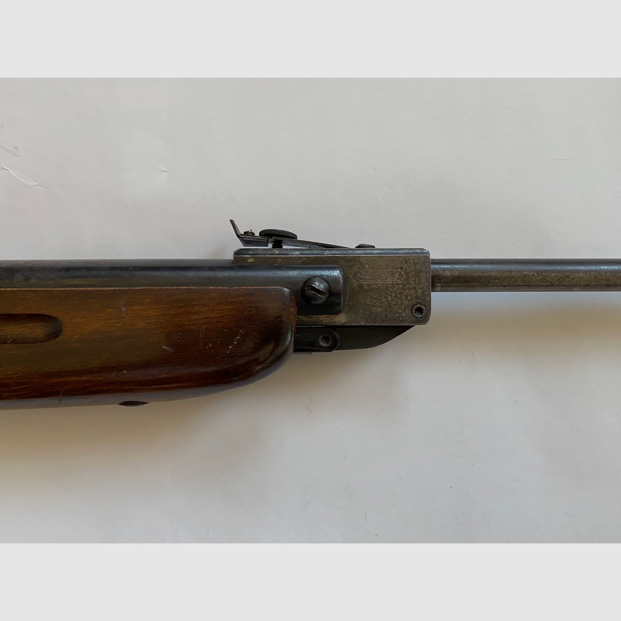 Luftgewehr Weihrauch HW 50 4,5 mm, mit Zielfernrohr, Kugelfang und 1.000 Kugeln