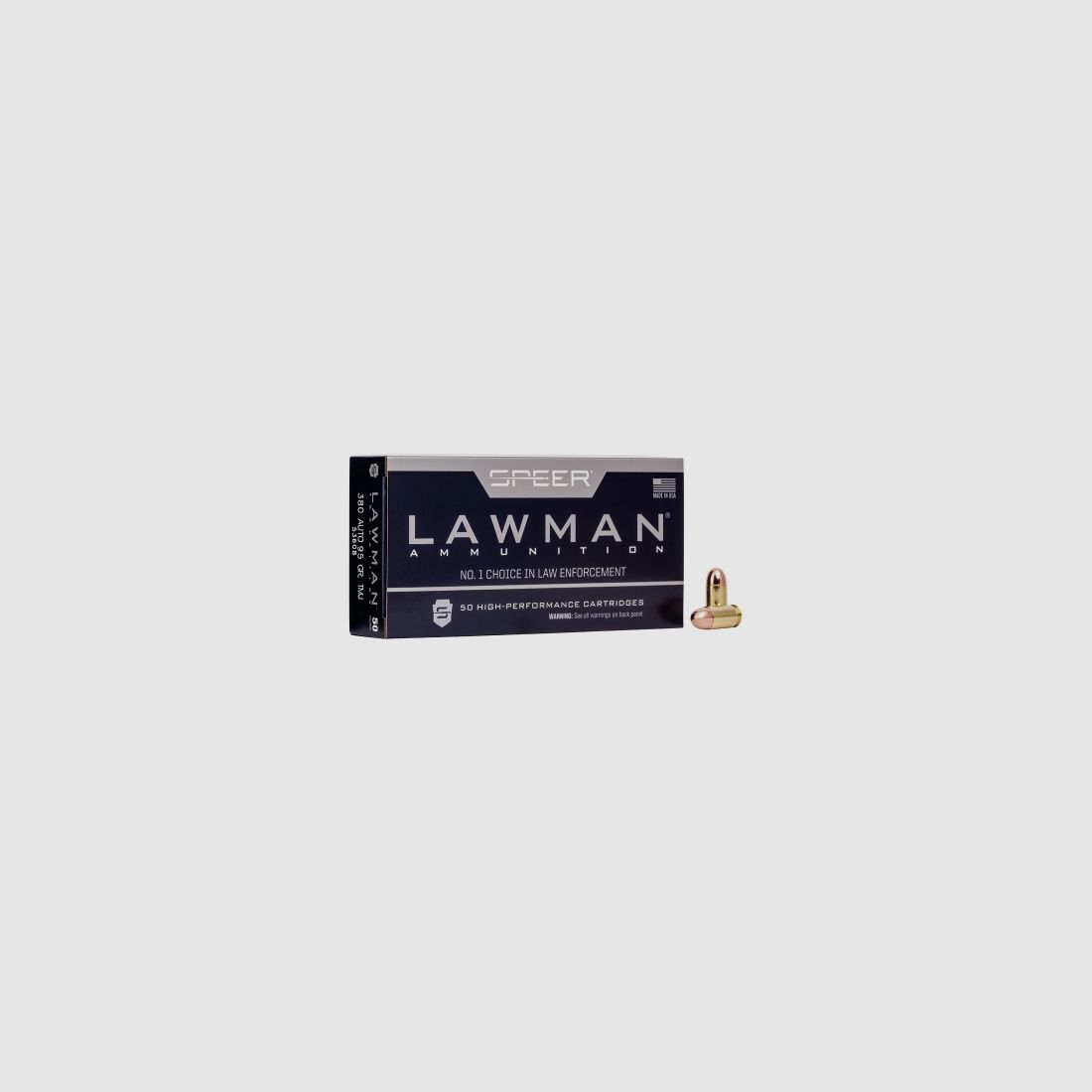 Speer Lawman .380 ACP 95GR TMJ RN 50 Patronen
