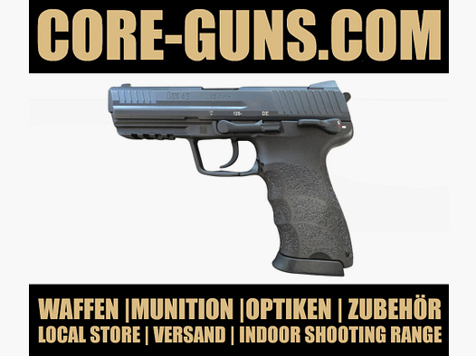 Heckler & Koch HK45 Full Size (V1) Kaliber 45ACP, półautomatyczny pistolet dostępny od ręki, cena detaliczna: 892€