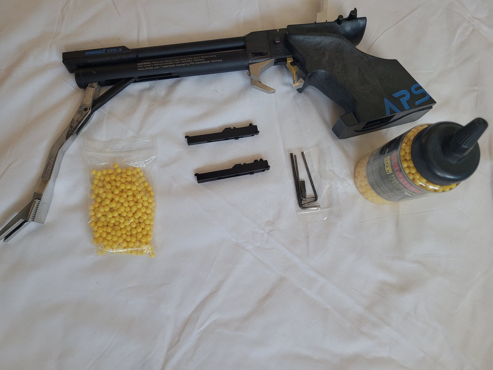 HÄMMERLI MATCHPISTOLE APS 3, 6 MM BB, NAPINACZ POD DŹWIGNIĄ, NIEUŻYWANA, zdjęcie 5 z 7