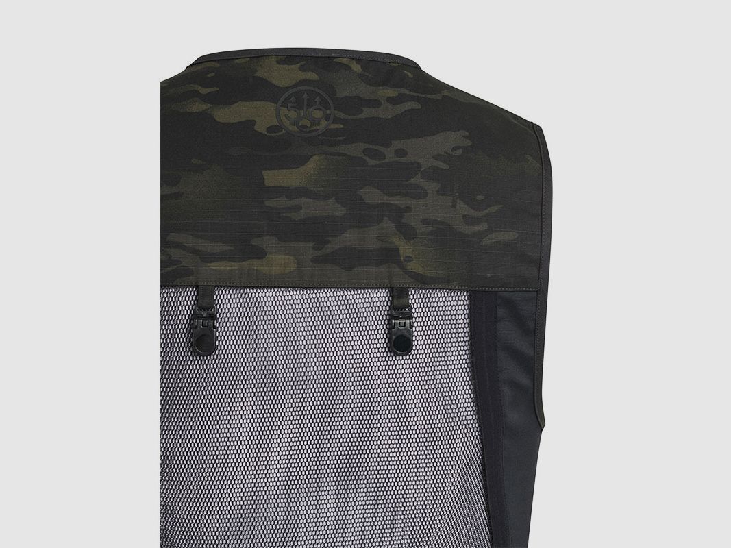 SHOOTING VEST – BERETTA – 500 YEARS CELEBRATORY LOGO CAMO | LIMITED EDITION | Multicam Black, image 5 of 5