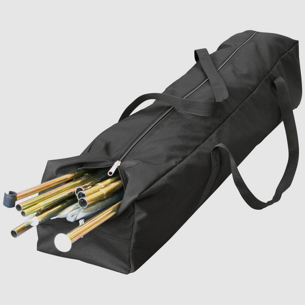 Pack bag for tent poles