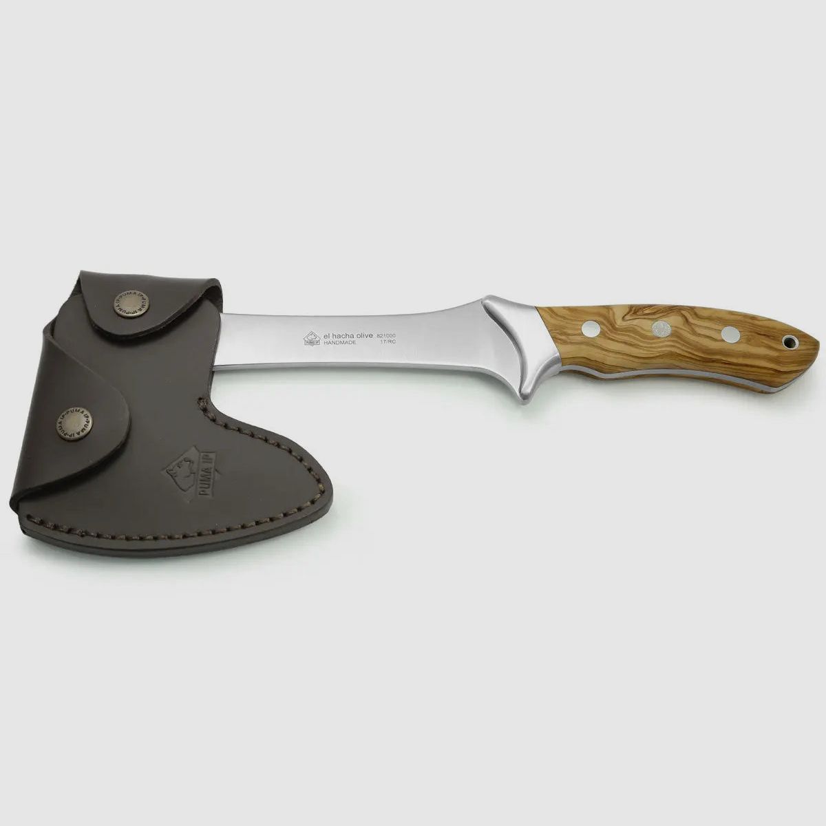 PUMA IP el hacha olive, mit gelasertem Pumakopf