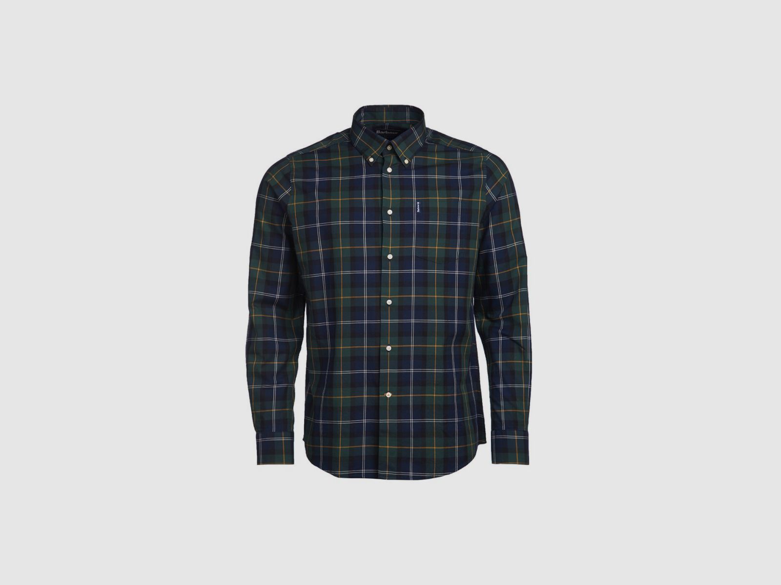 BARBOUR Wetheram Hemd Seaweed Tartan