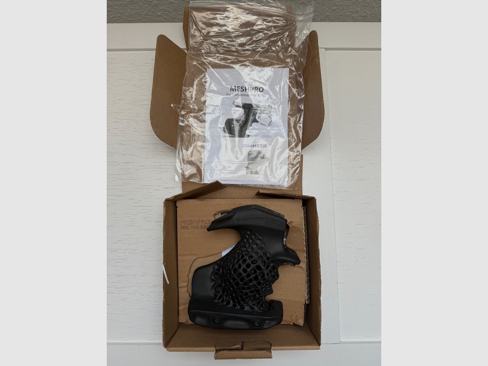 Meshpro manico per Feinwerkbau P8x in taglia M e per destrimani