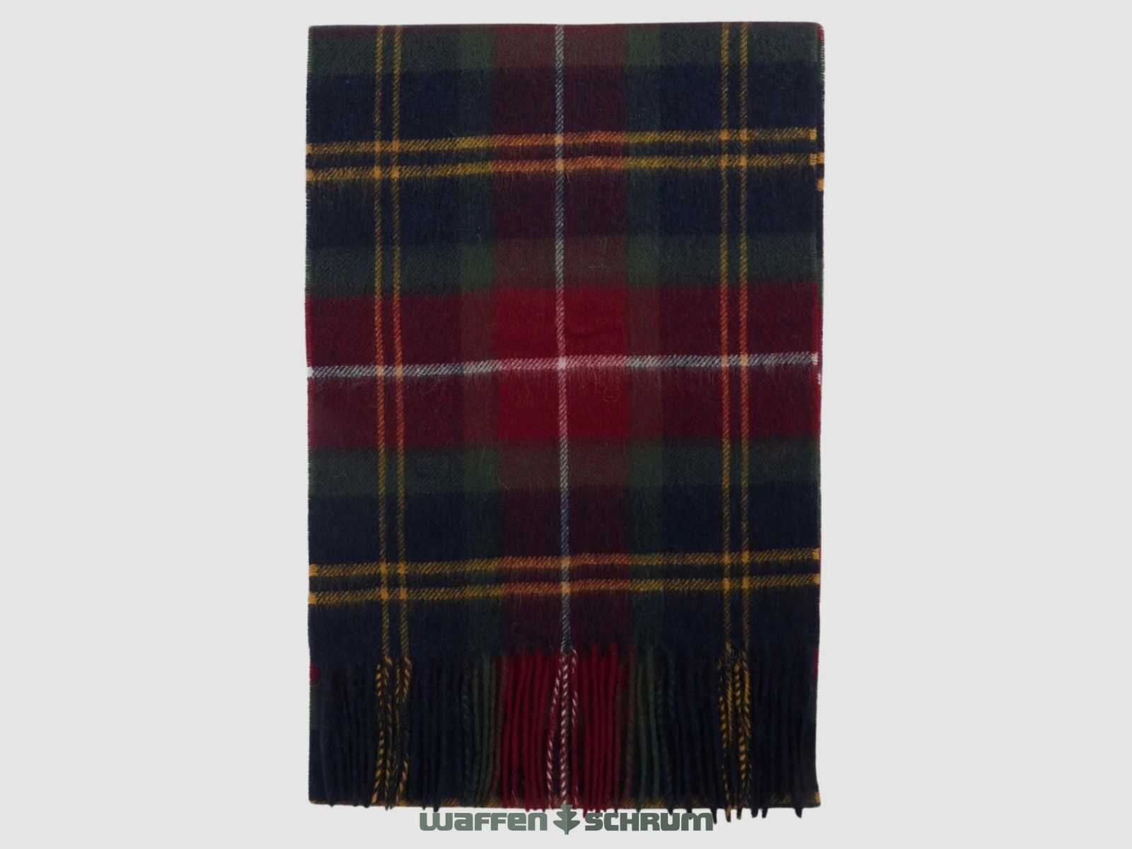 Barbour Bufanda Chasmere Wool Winterberry Tartan