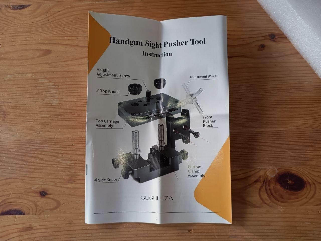 Guguluza Visierrücker Visierdrücker Pistole Handgun Sightpusher Tool