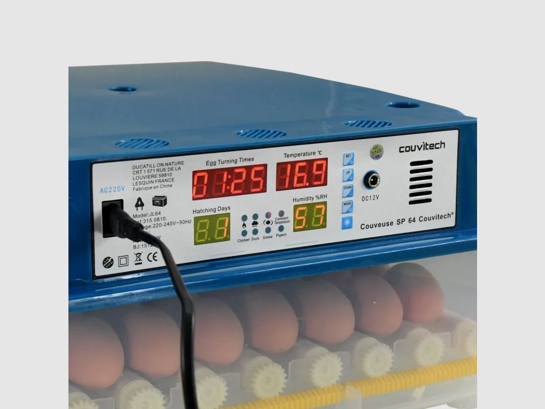 Automatische Brutmaschine SP Couvitech® 64 Eier, Bild 7 von 34