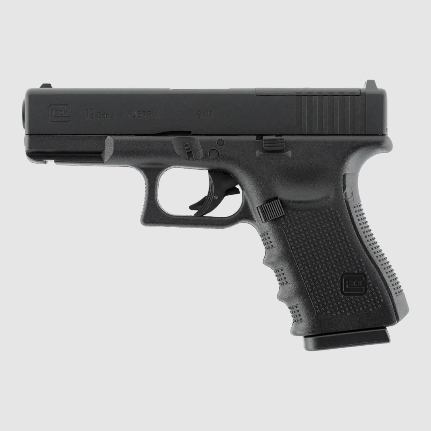 Glock 19 Gen4 MOS BLK CO2 Pistool Kaliber 4,5mm BB